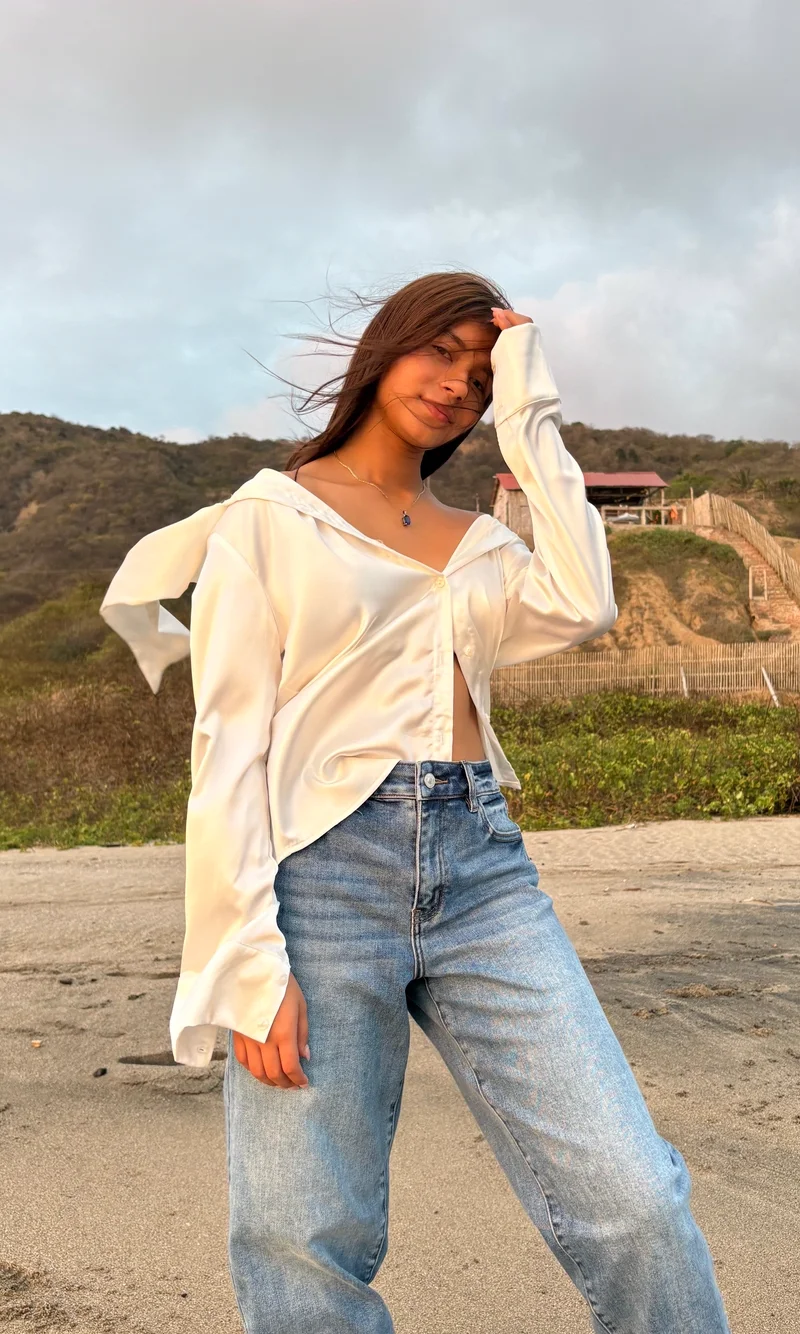 Blusa Lazo Manga Larga — foto 1