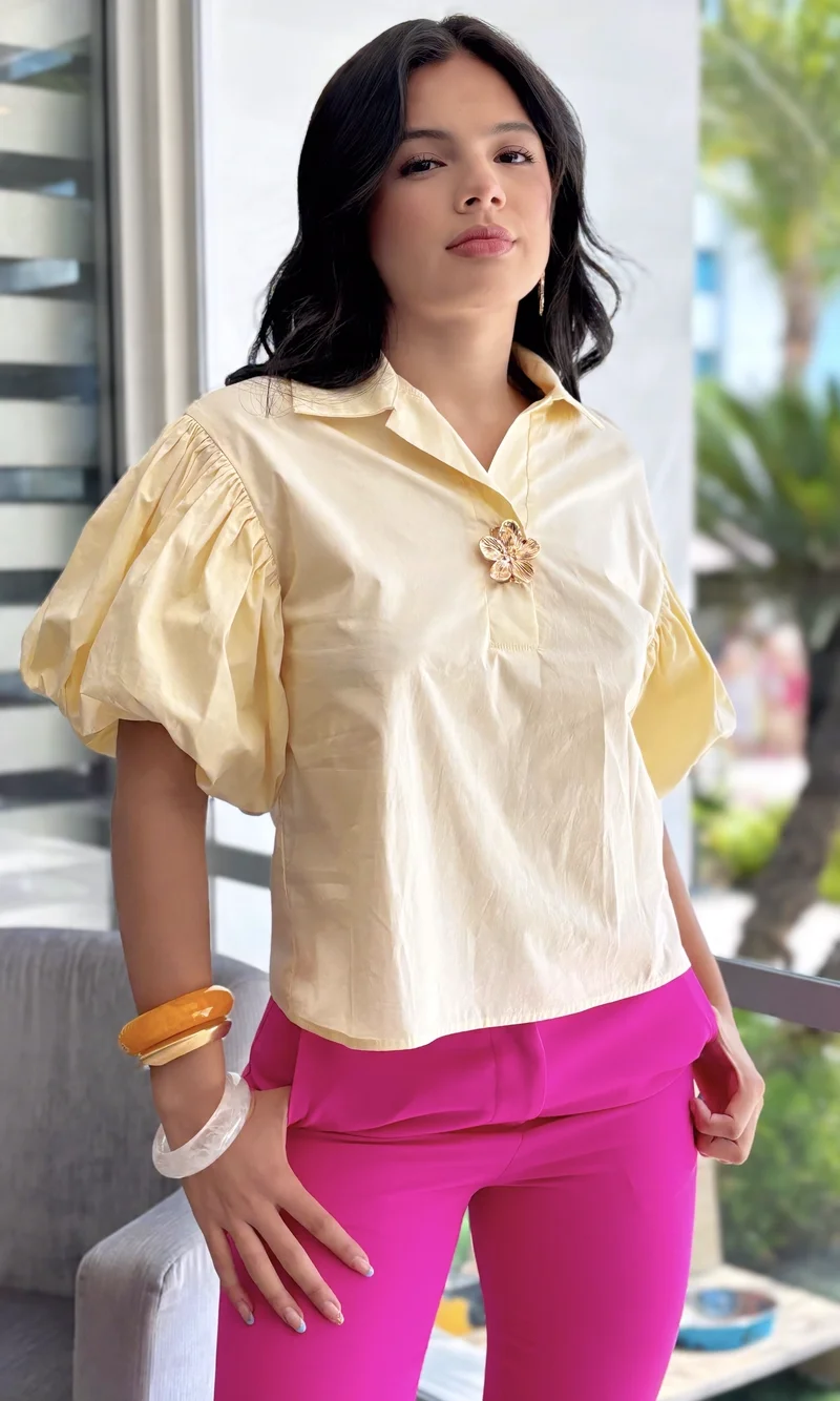 Blusa Corta Abullonada — foto 2