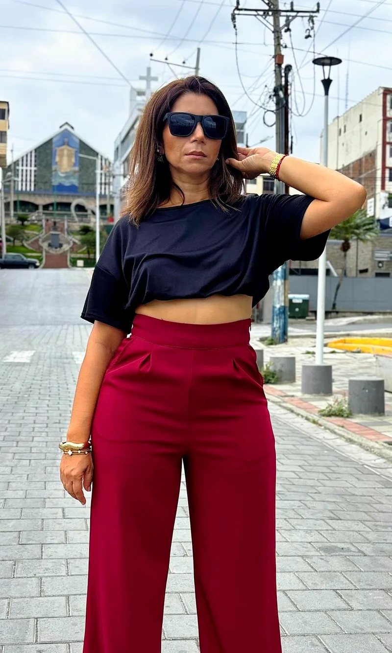 Blusa Cropped Suelta — foto 1