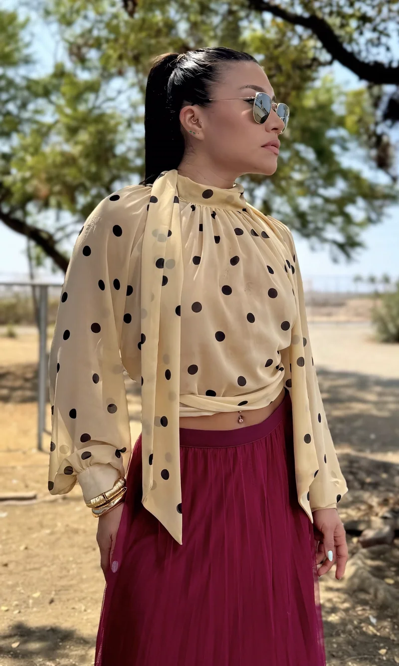 Blusa Lunares Lazo — foto 2