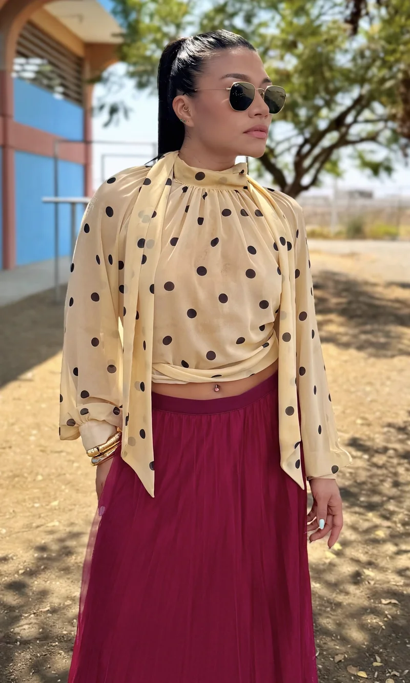 Blusa Lunares Lazo — foto 3