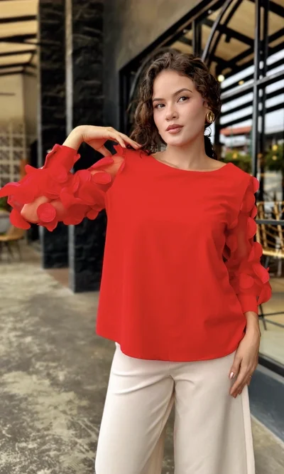 Blusa Pétalos