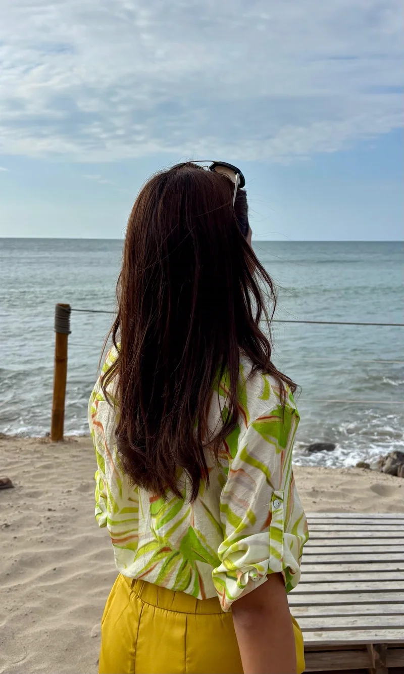 Camisa Oversized Hojas — foto 2