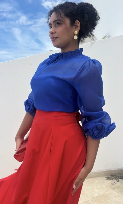 Blusa Cuello Alto
