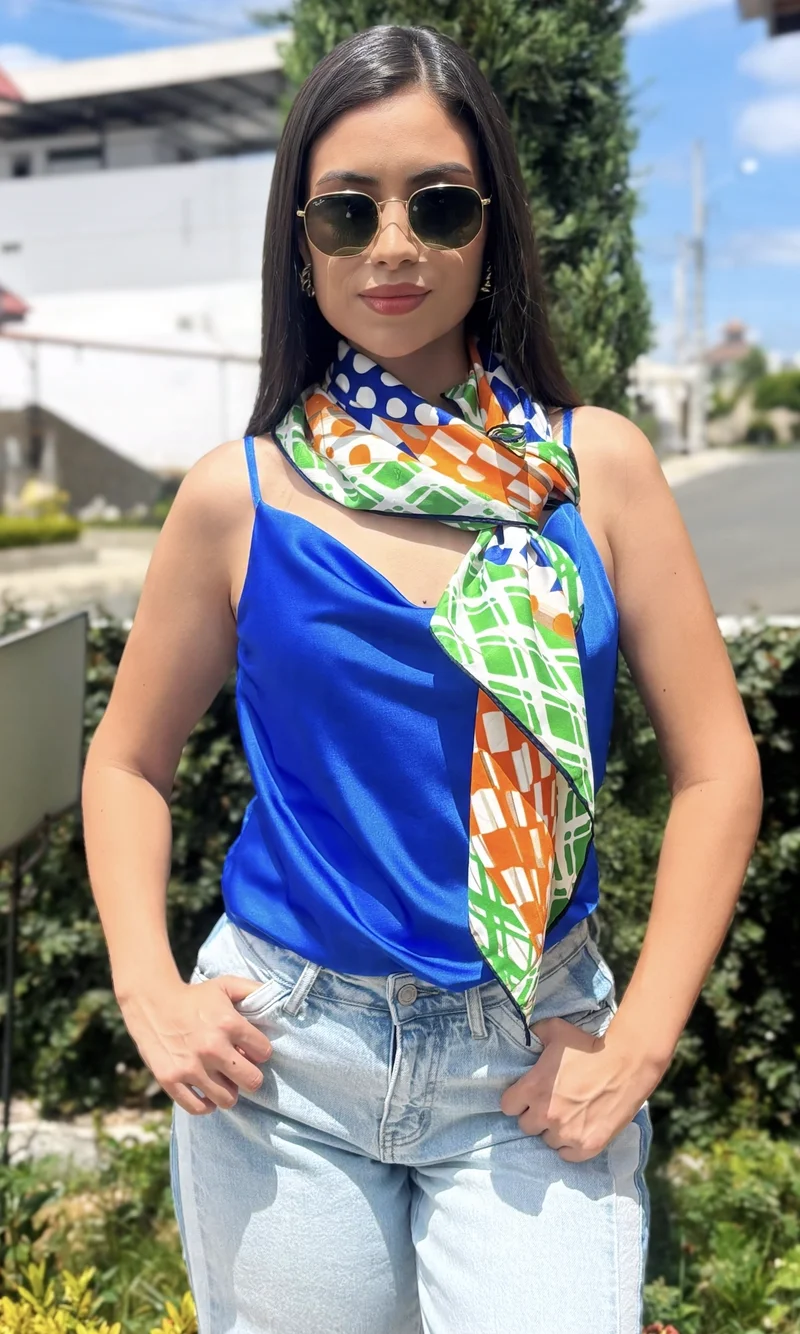 Blusa Satinada Tirantes — foto 1