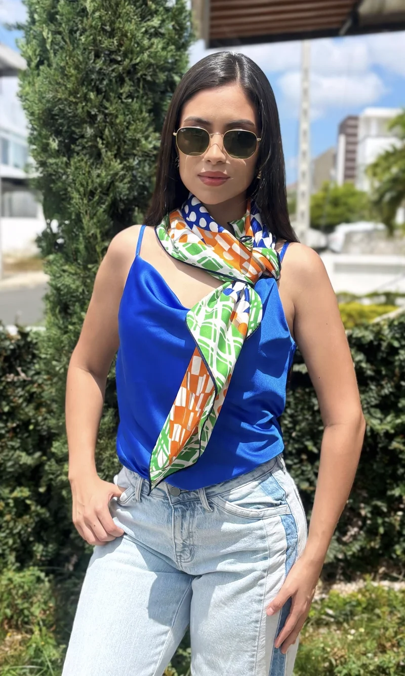 Blusa Satinada Tirantes — foto 3