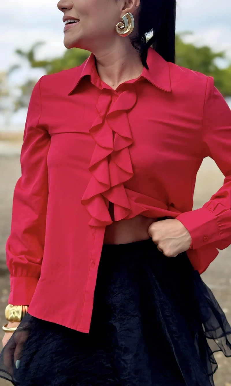 Blusa Volantes Cascada — foto 2
