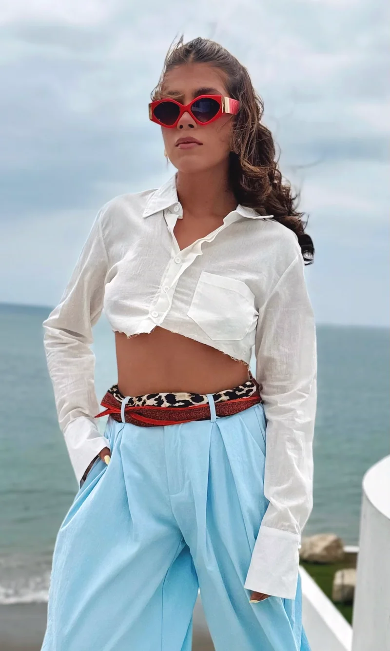 Camisa Corta Deshilachada — foto 2