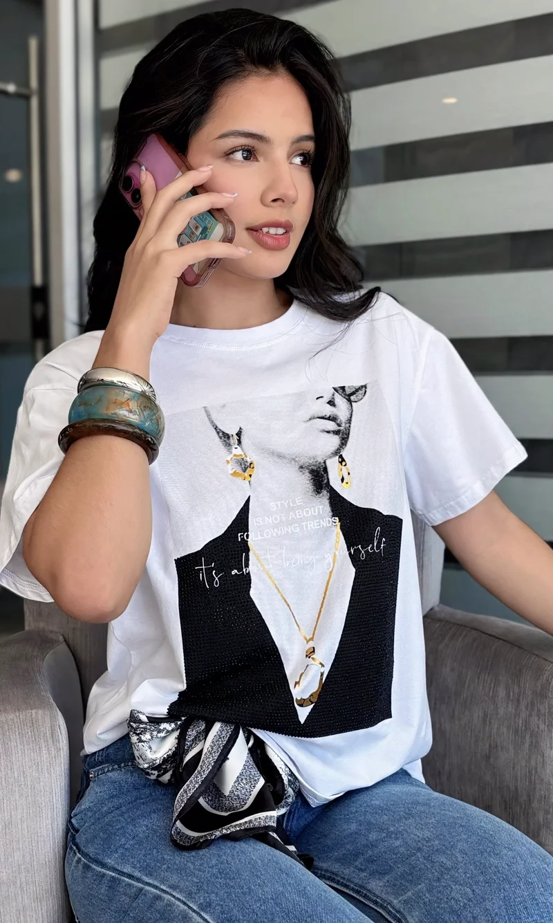 Camiseta Estampado Arte — foto 1
