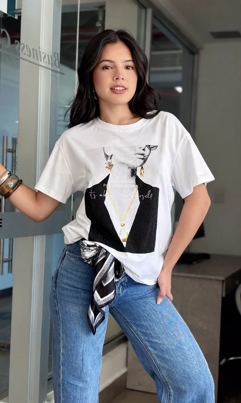 Camiseta Estampado Arte — foto 2