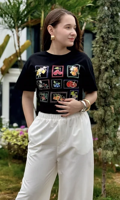Camiseta Estampado Cuadros