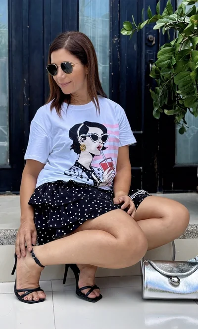 Camiseta Ilustración Chica