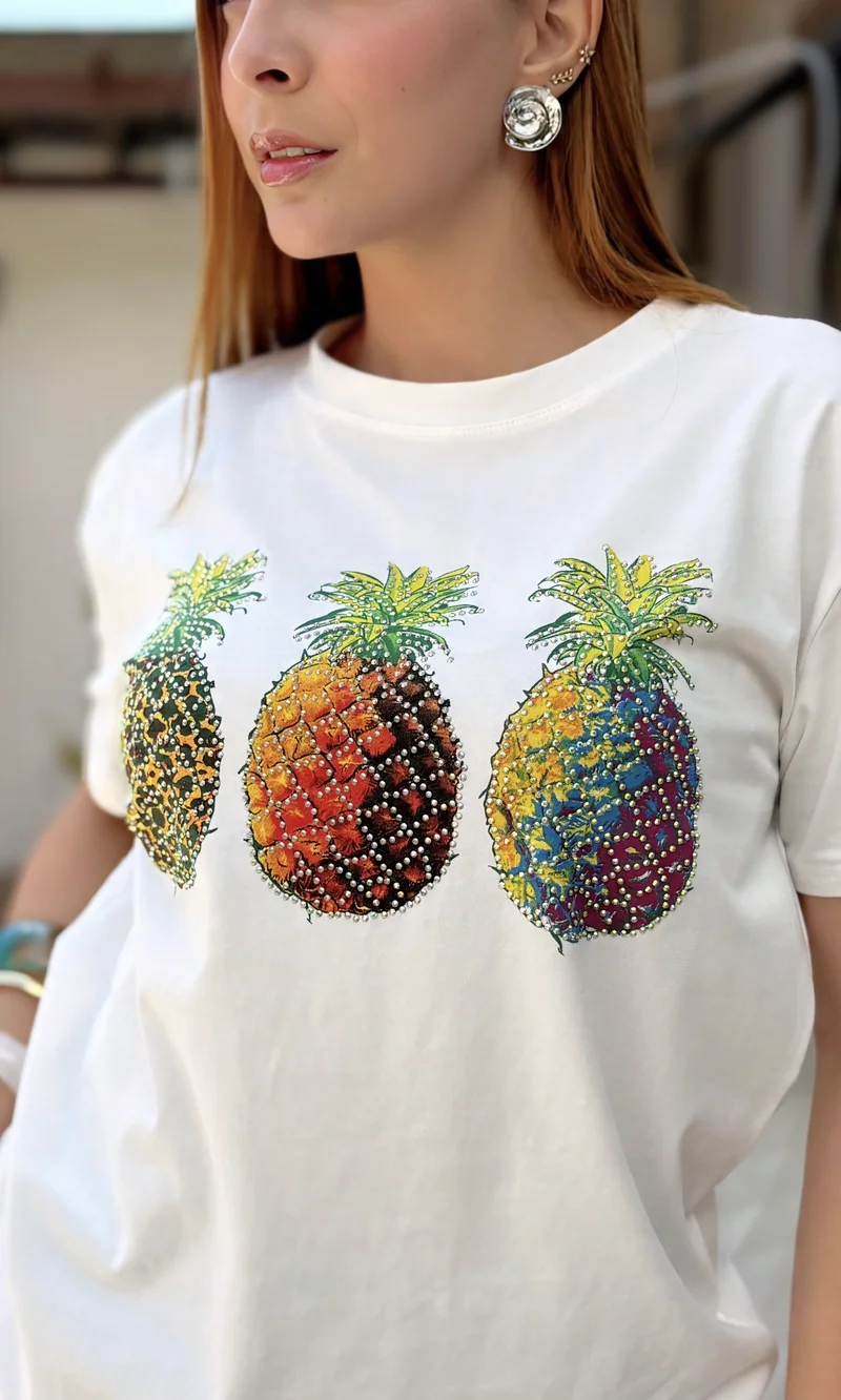 Camiseta Piñas Lentejuelas — foto 2