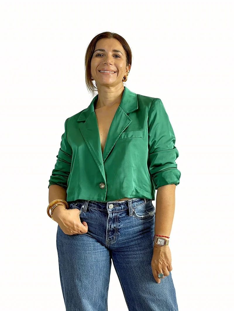 Chaqueta Corta Verde — foto 1