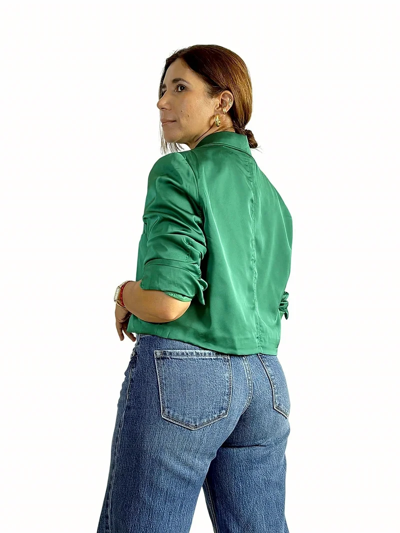 Chaqueta Corta Verde — foto 2