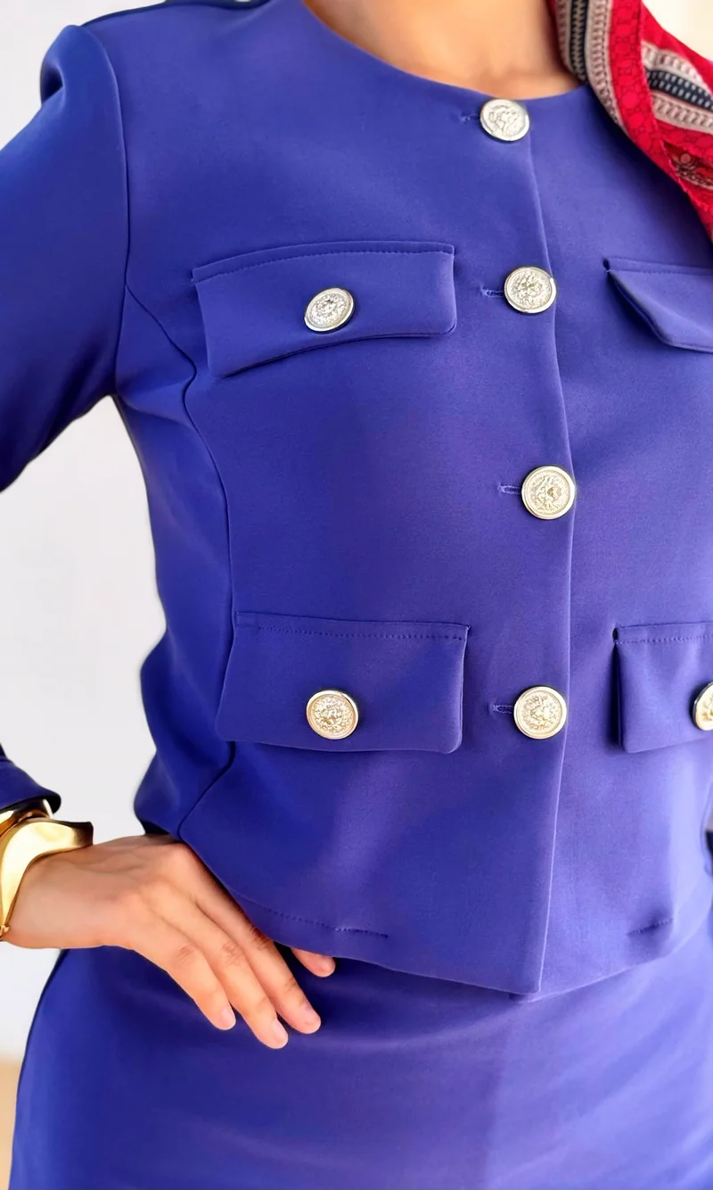 Conjunto Chaqueta Morada — foto 2