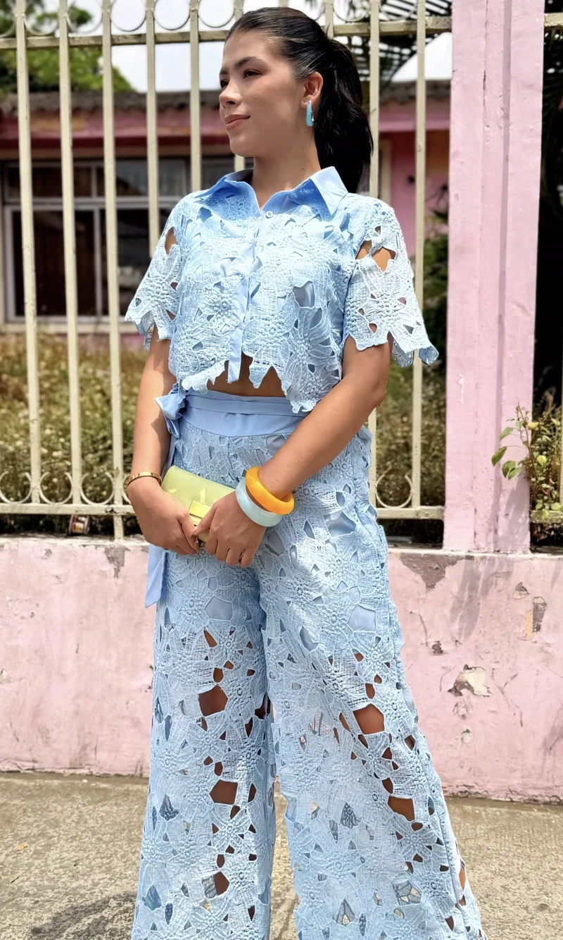 Conjunto Encaje Calado — foto 1