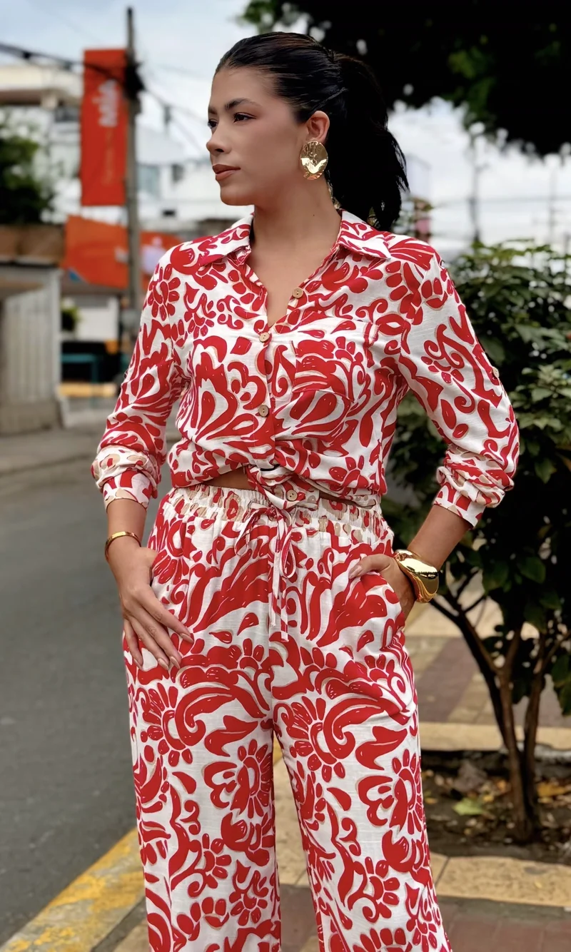 Conjunto Estampado Barroco — foto 3