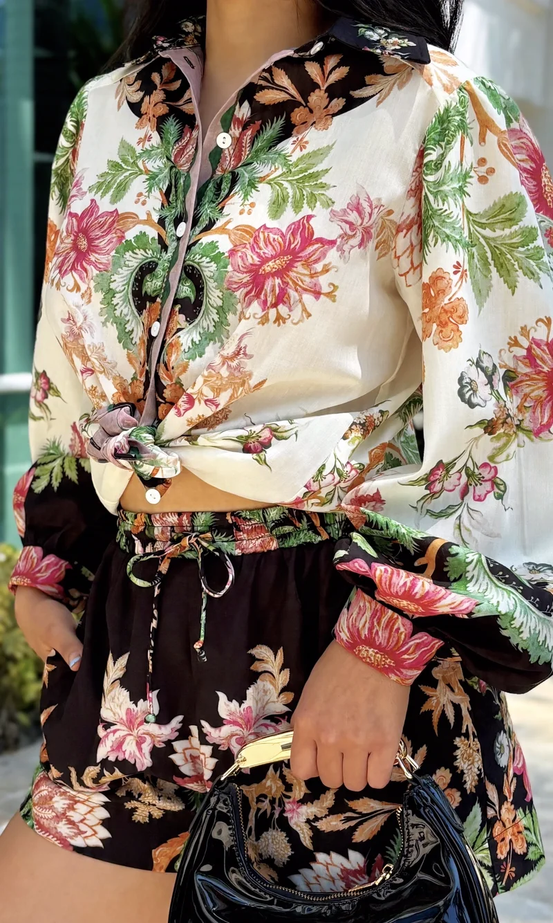 Conjunto Short Floral — foto 3