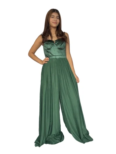 Enterizo Strapless Verde