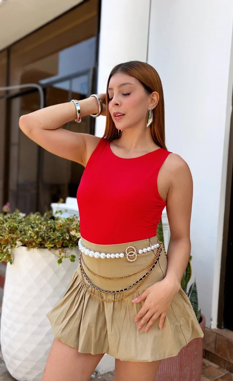 Falda Corta Volantes — foto 3