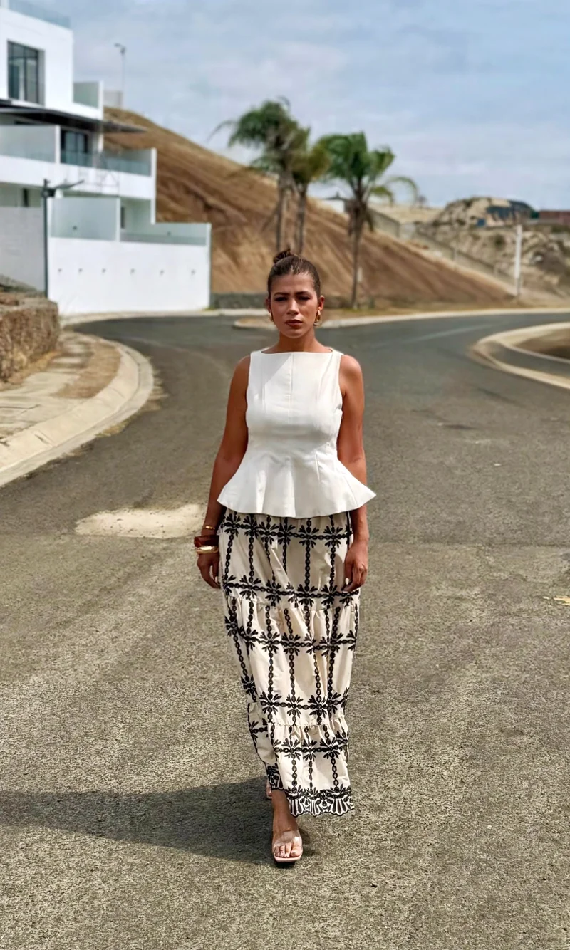 Falda Larga Volantes — foto 2