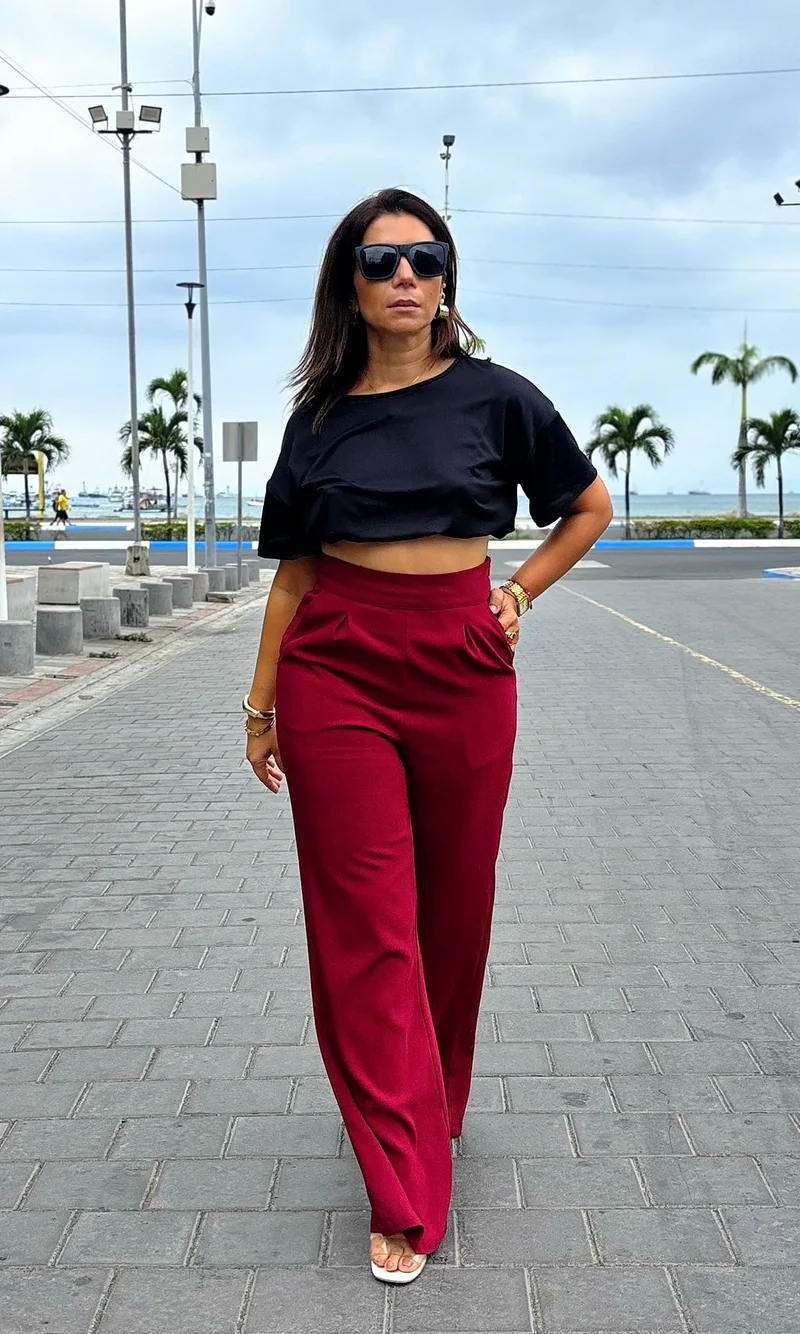 Pantalón Palazzo Fluido — foto 1