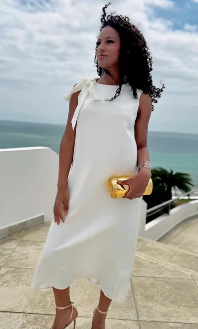 Vestido Midi Lazo