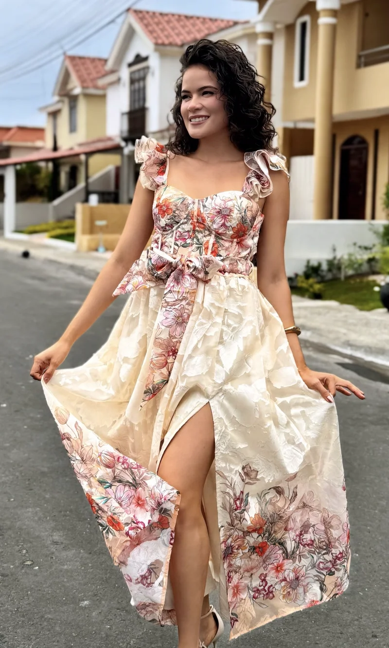 Vestido Midi Corsé — foto 1