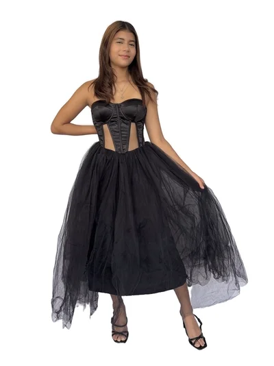 Vestido Corsé Tul