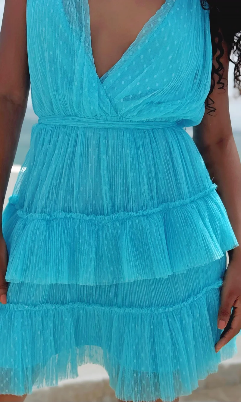 Vestido Corto Volantes — foto 2