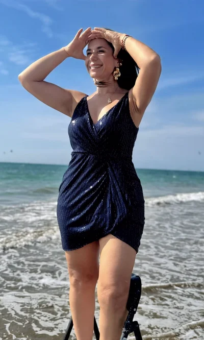 Vestido Corto Lentejuelas