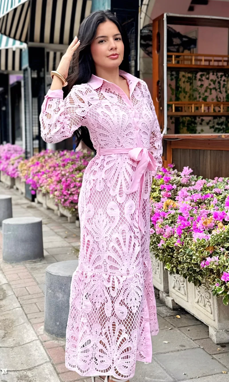 Vestido Largo Encaje — foto 2