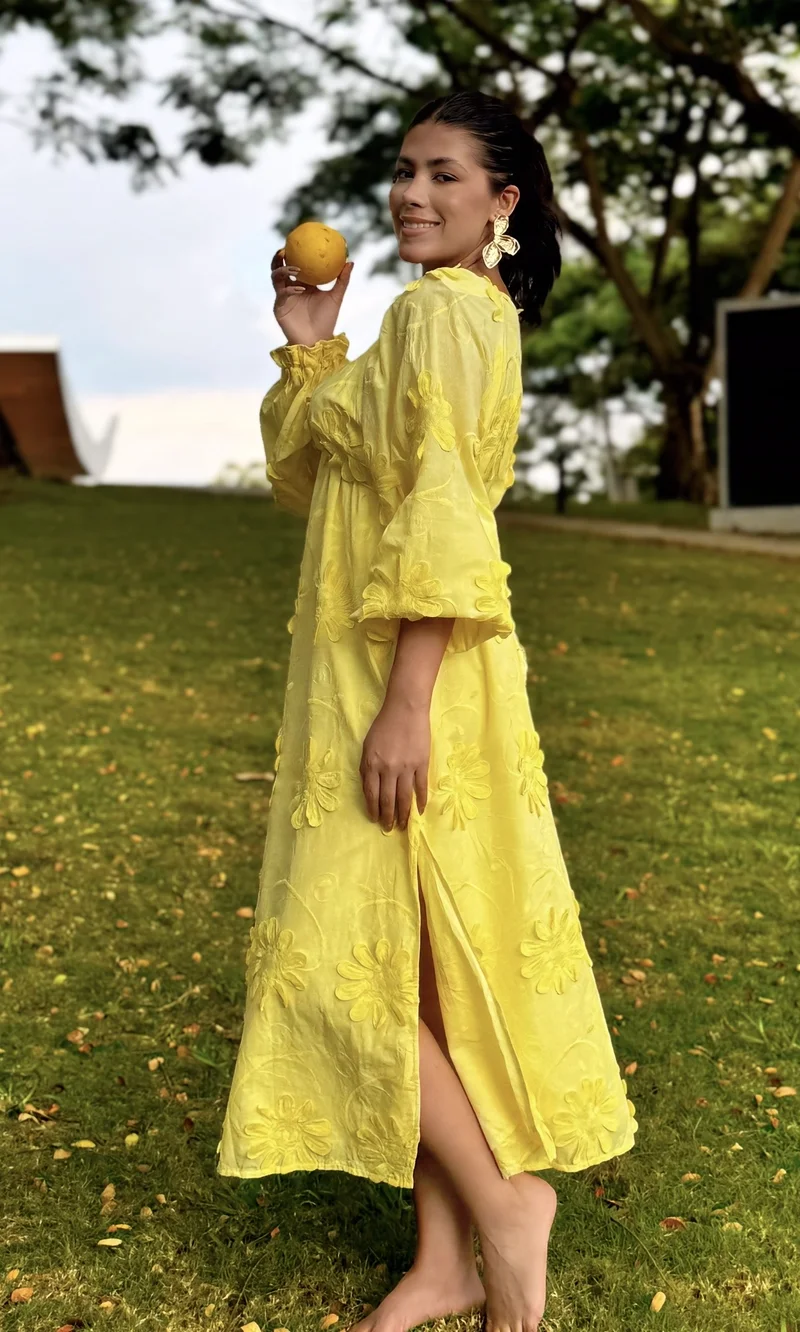Vestido Midi Flores — foto 2