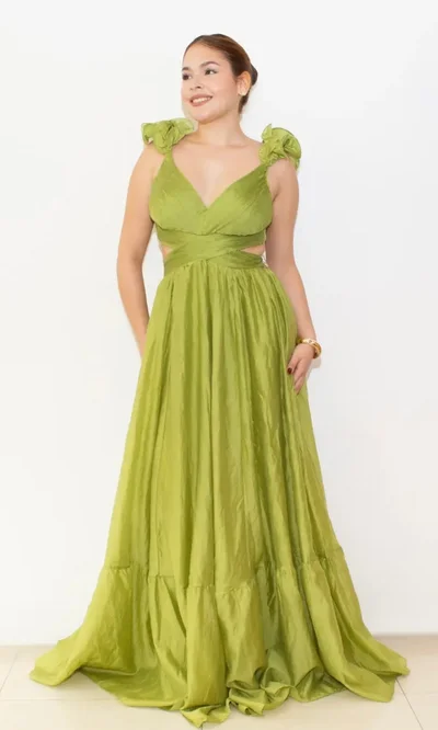 Vestido Rosetas