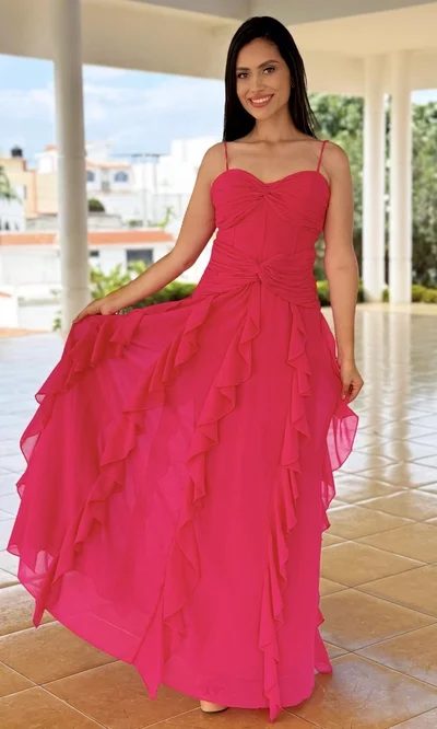 Vestido Volantes