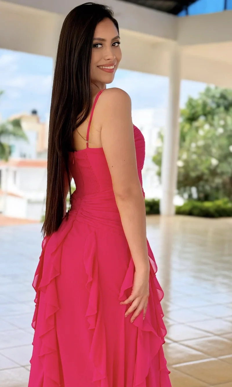 Vestido Gala Volantes — foto 2