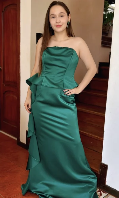 Vestido Sirena Volantes