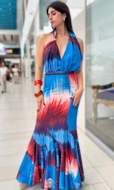 Vestido Largo Halter