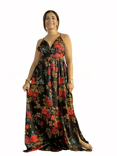 Vestido Largo Floral