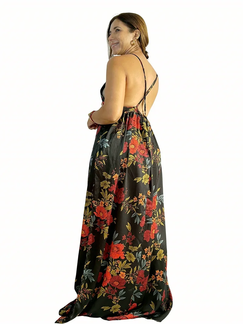 Vestido Largo Floral — foto 3