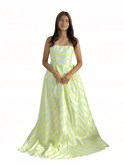 Vestido Largo Rayas