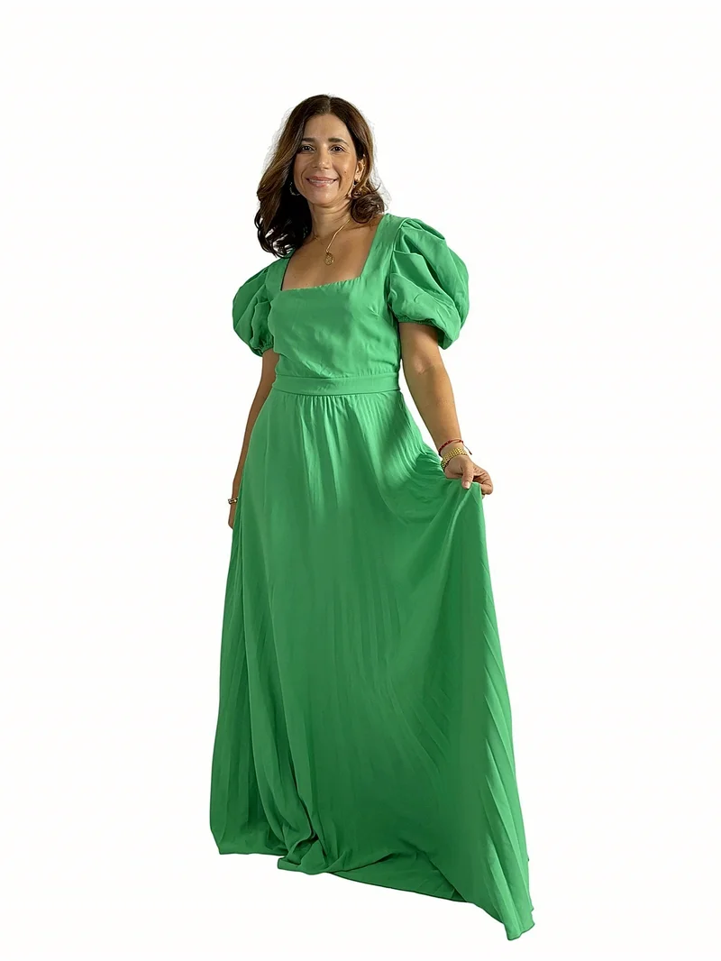 Vestido Manga Abullonada — foto 2