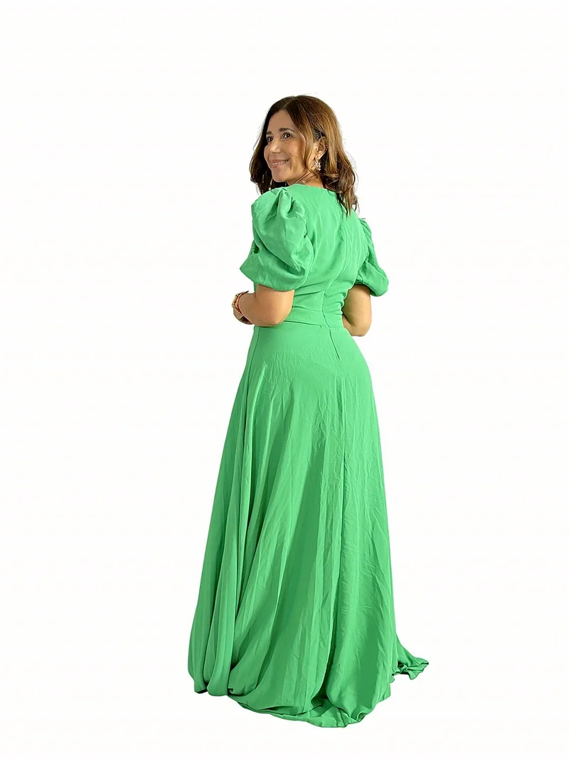 Vestido Manga Abullonada — foto 3