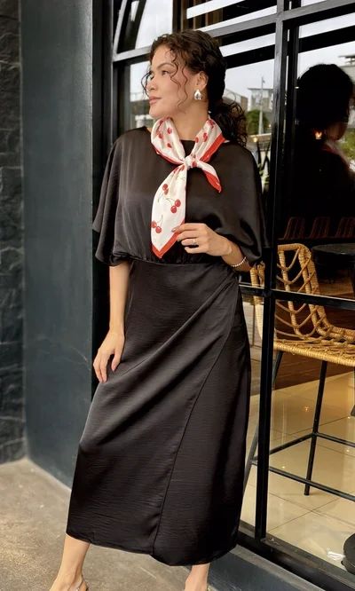 Vestido Midi Cruzado