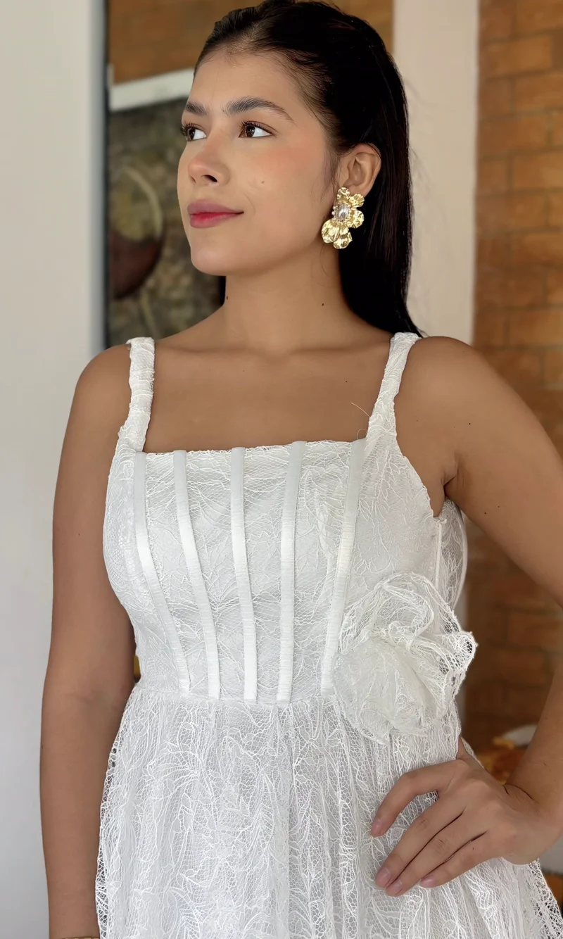 Vestido Midi Encaje — foto 2