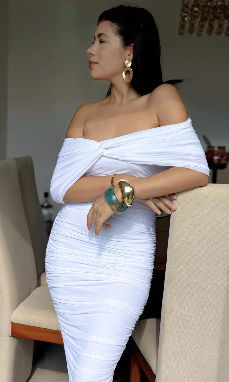 Vestido Midi Hombros — foto 2