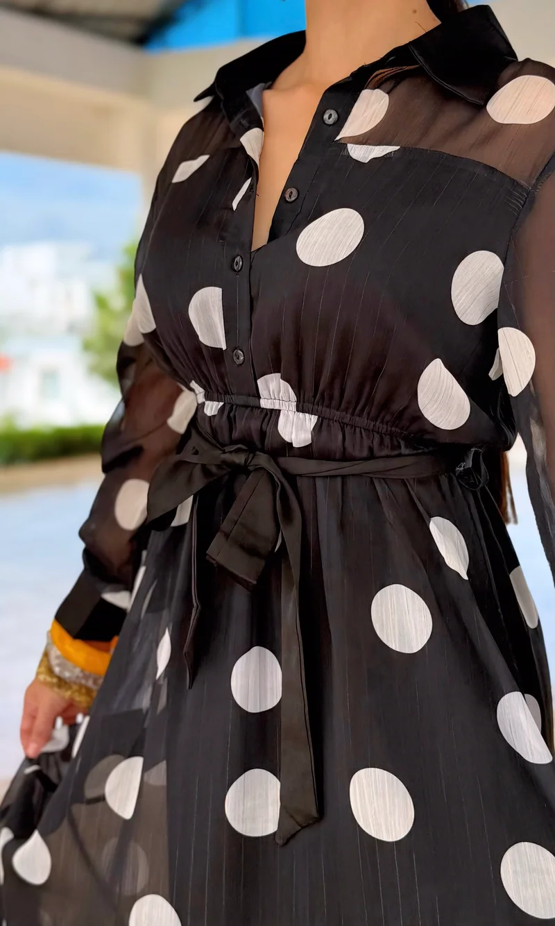Vestido Midi Lunares — foto 2