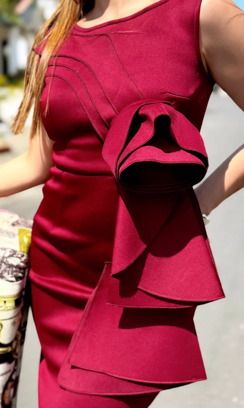 Vestido Volante Cascada — foto 2