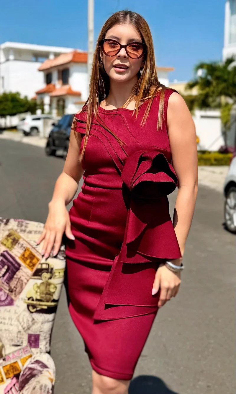 Vestido Volante Cascada — foto 3